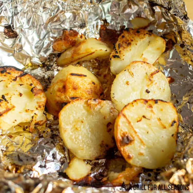 Foil Packet Potatoes on the Grill