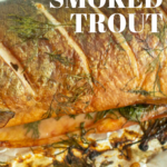 pinterest image for smoked trout
