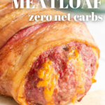pinterest image for smoked meatloaf