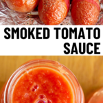 pinterest image for smoked tomato sauce