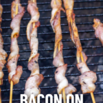 pinterest image for bacon on a stick