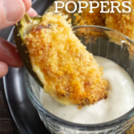pinterest image for smoked jalapeno poppers