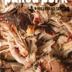 pinterest image for traeger pulled pork
