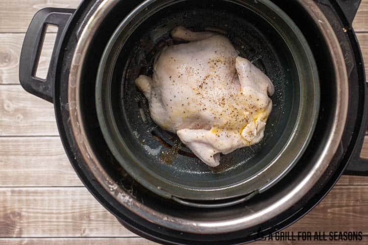 raw cornish hen in air fryer