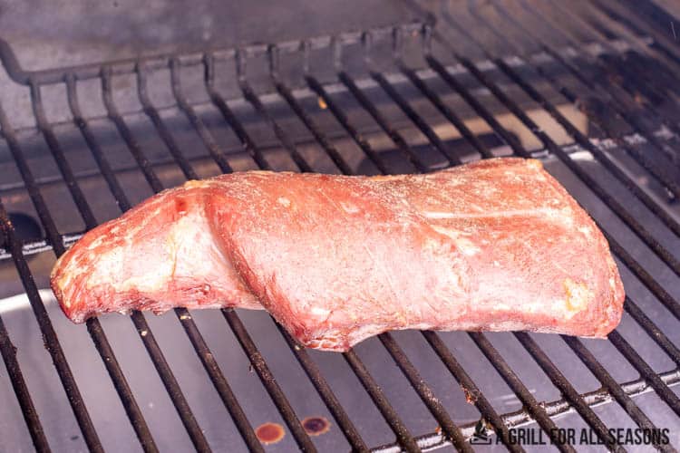 steak on pellet grill