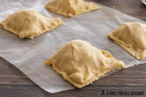 pockets made from crescent rolls and filled with savory fillings