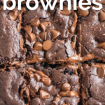 pinterest image for smoked brownies
