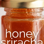 pinterest image for honey sriracha sauce