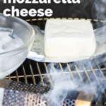 pinterest image for cold smoked mozzarella cheese