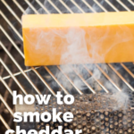 pinterest image for smoked cheddar cheese