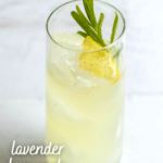 pinterest image for lavender lemonade cocktail