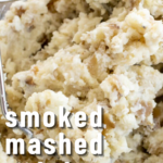 pinterest image for smoked mashed potatoes
