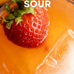 pinterest image for strawberry sour