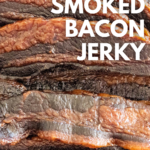 pinterest image for bacon jerky