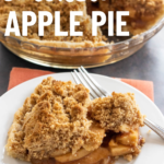 pinterest image for smoked apple pie