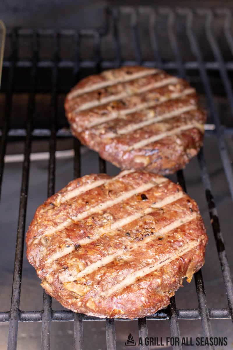 traeger burgers on the pellet grill