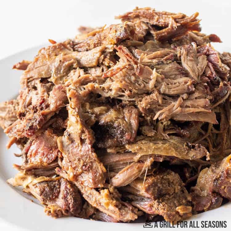 shredded beef on plate