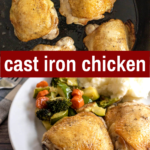 pinterest image for cast iron chicken (1)