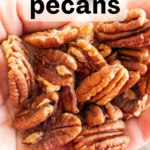 pinterest image for smoked pecans