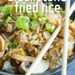 pinterest image for blackstone fried rice