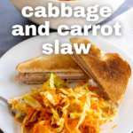 pinterest image for cabbage and carrot salad (1)