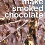 pinterest image for smoked chocolate