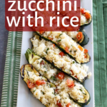 pinterest image for stuffed zucchini with rice (1)