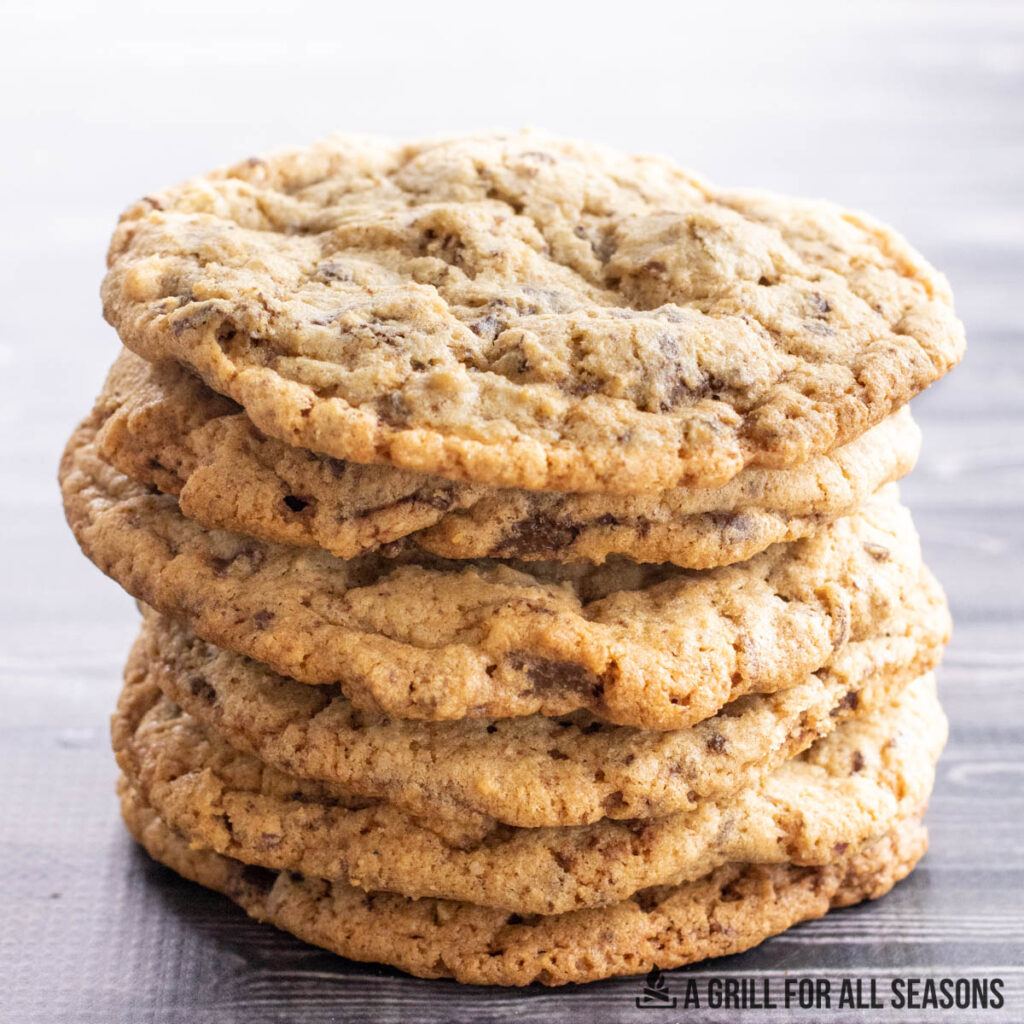 stack of smoked cookies