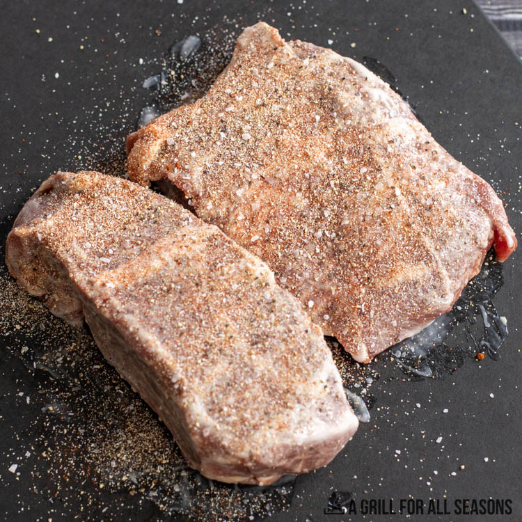 dry rub on meat