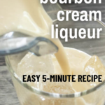 pinterest image for bourbon cream recipe