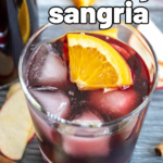 pinterest image for bourbon sangria recipe