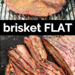 pinterest image for brisket flat recipe