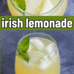 pinterest image for irish lemonade recipe