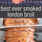 pinterest image for smoked london broil