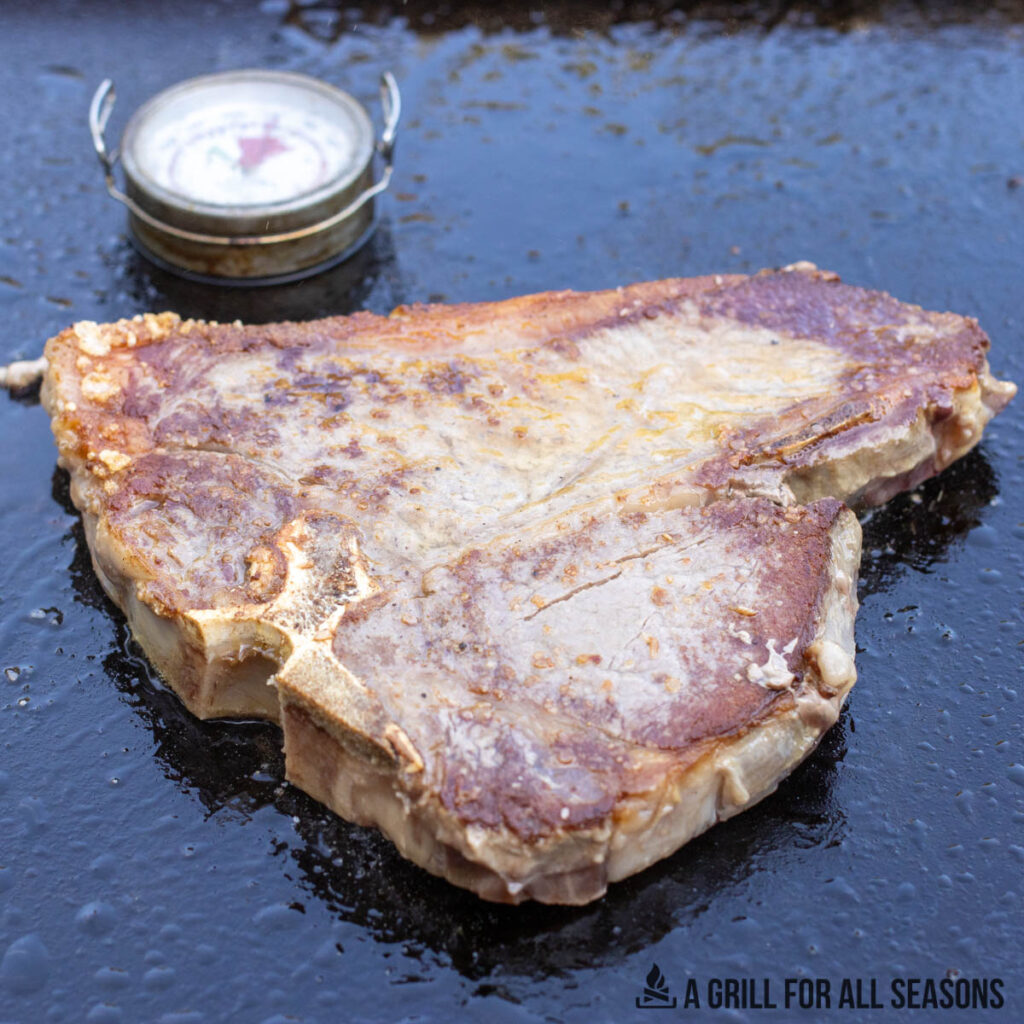 steak on a blackstone griddle