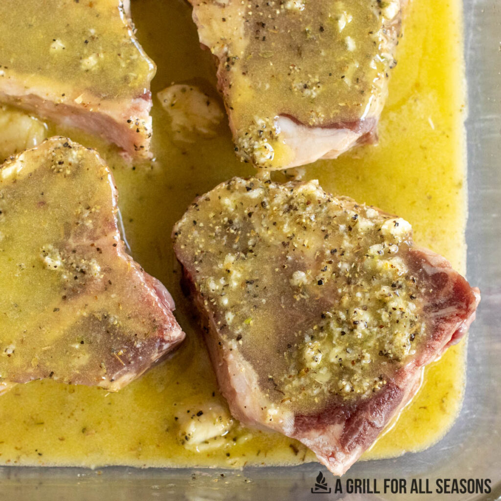 pieces of meat in lamb marinade recipe
