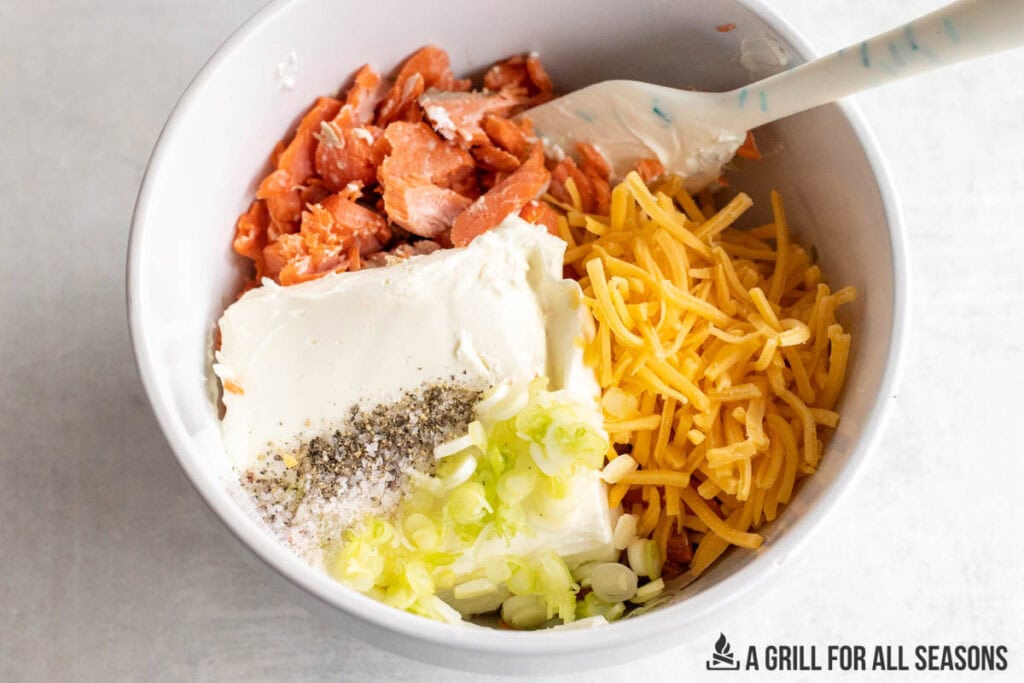 ingredients for filling in bowl