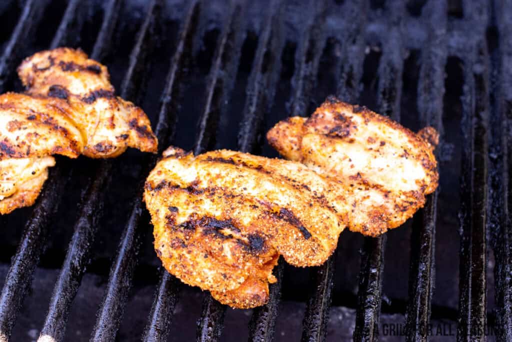 thighs on grill