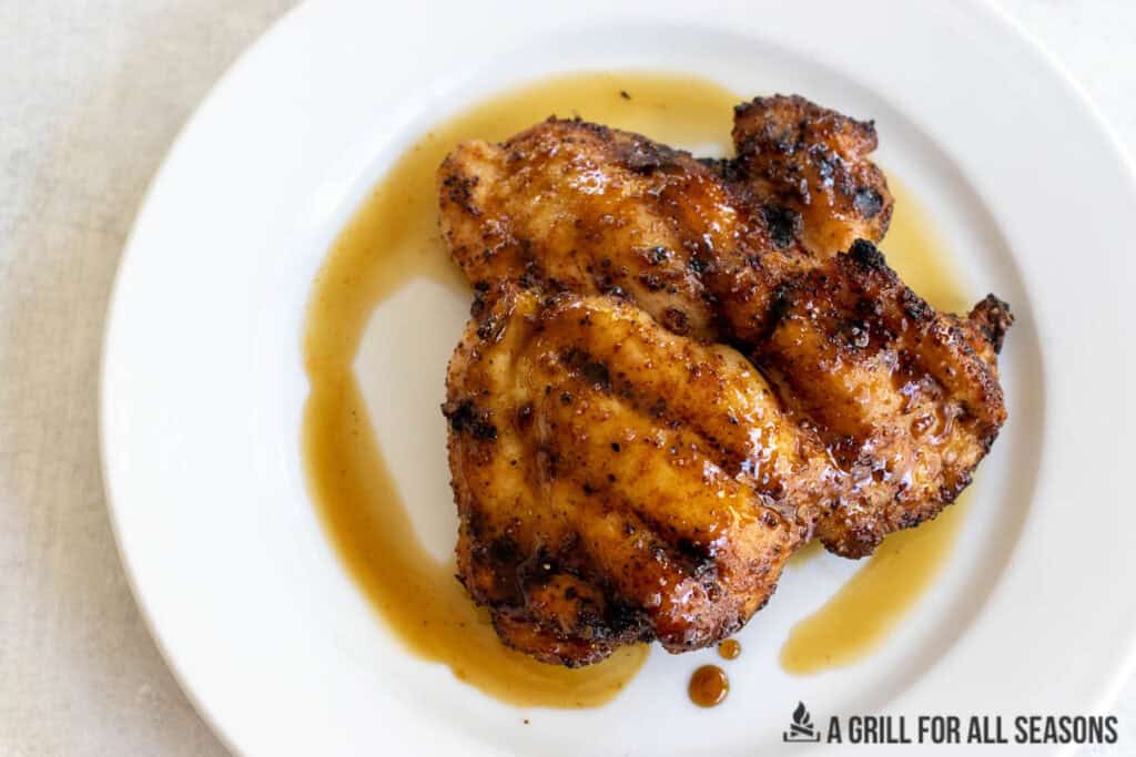 chicken resting on plate