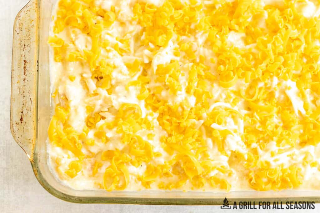 cheddar cheese added